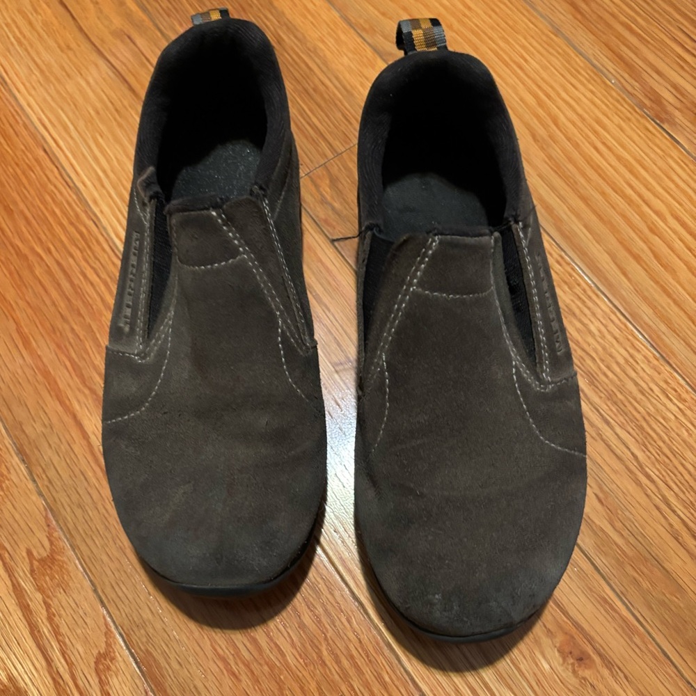 Merrell Dark Brown Kids Jungle Moccasins